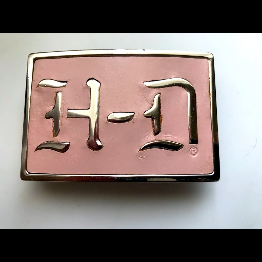 Women’s Harley Davidson pink Belt Buckle